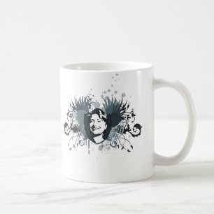 hillary clinton 08. hi-fi. v2. coffee mug
