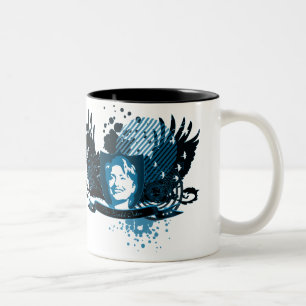 hillary clinton 08. new world order. Two-Tone coffee mug
