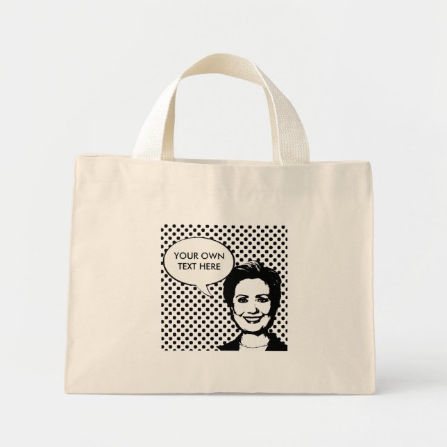 Hillary Clinton 1 Mini Tote Bag (Front)