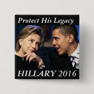 Hillary Clinton 2016 15 Cm Square Badge