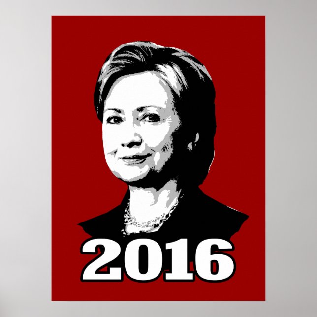 HILLARY CLINTON 2016 Candidate Poster (Front)