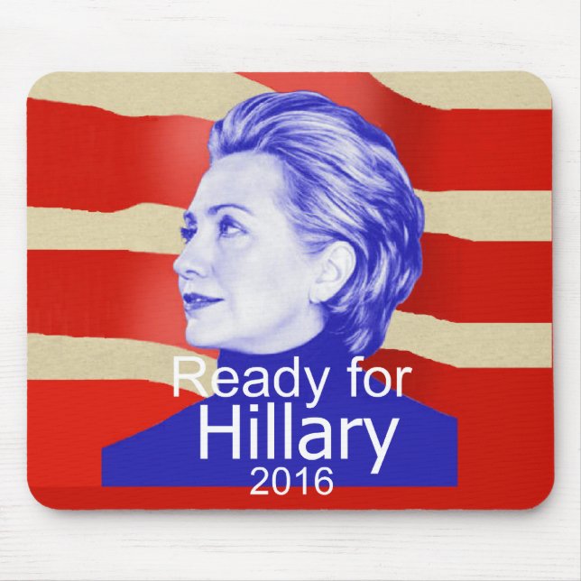 Hillary Clinton 2016 Mouse Mat (Front)