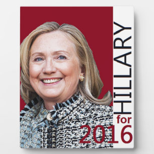 Hillary Clinton 2016 Plaque