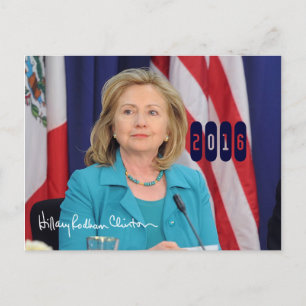 Hillary Clinton 2016 Postcard