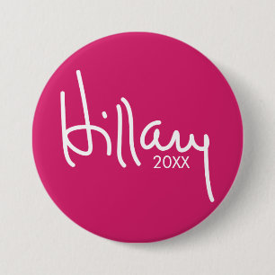 Hillary Clinton 2020 Designer Campaign Gear 7.5 Cm Round Badge
