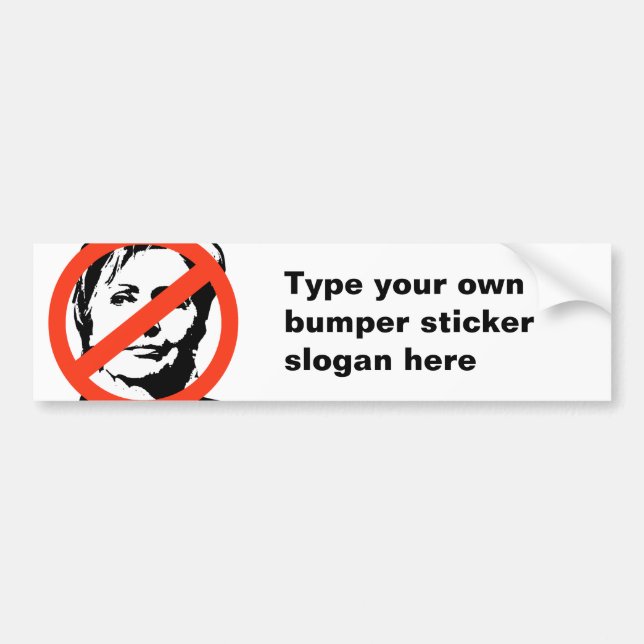 Hillary Clinton 2 Bumper Sticker (Front)