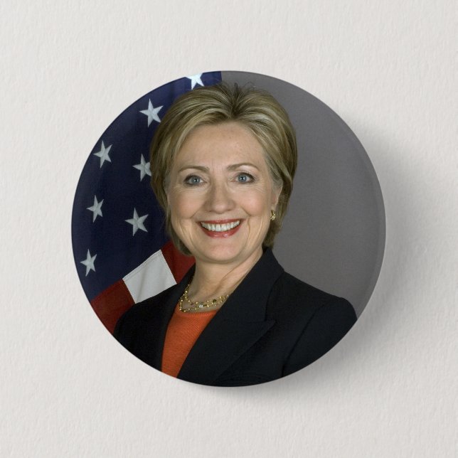 Hillary Clinton 6 Cm Round Badge (Front)