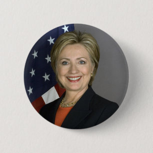 Hillary Clinton 6 Cm Round Badge