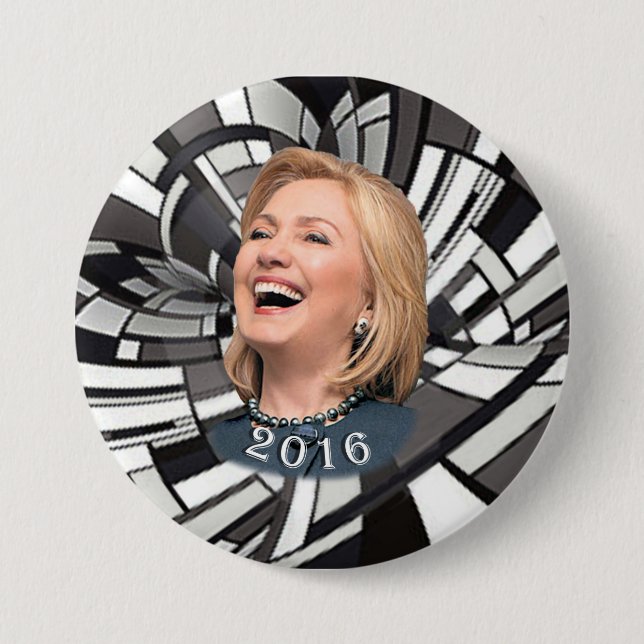 Hillary Clinton 7.5 Cm Round Badge (Front)