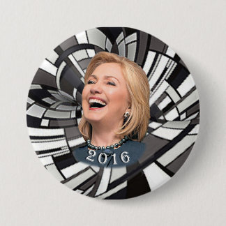 Hillary Clinton 7.5 Cm Round Badge
