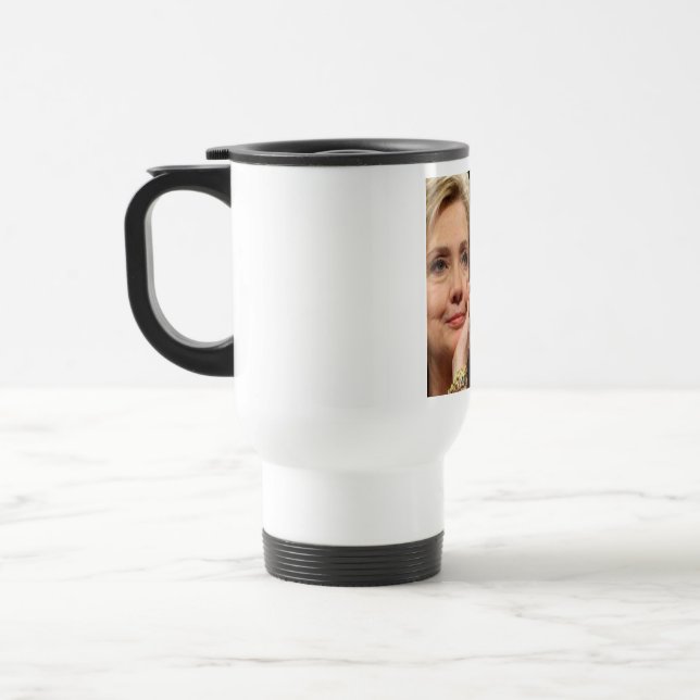 Hillary Clinton & All Children Quote Travel Mug (Left)