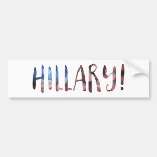Hillary Clinton bokeh Bumper Sticker