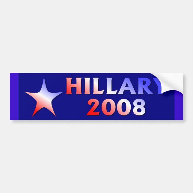 Hillary Clinton Bumper Sticker (Front)