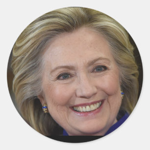 Hillary Clinton Classic Round Sticker