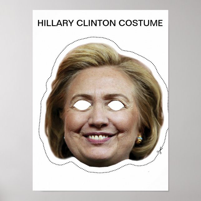 Hillary Clinton Costume Poster (Front)