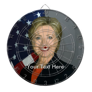 Hillary Clinton Custom Metal Cage Dartboard