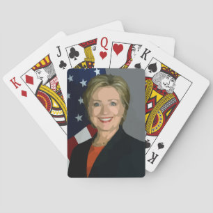 Hillary Clinton election 2016 Playing Standard Cards