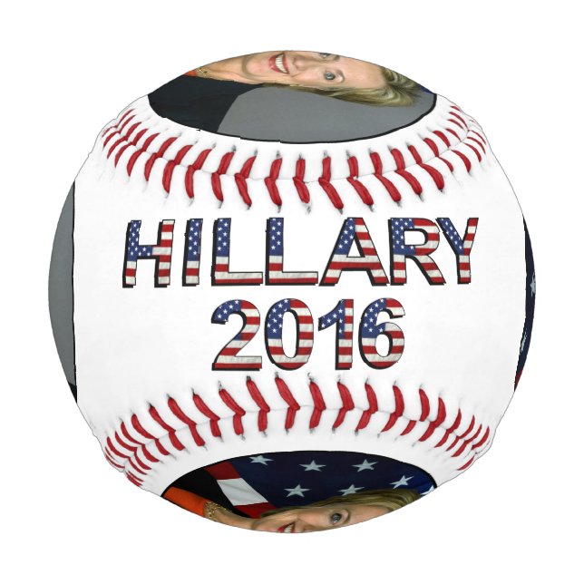 Hillary Clinton for President 2016 Baseball (Front)