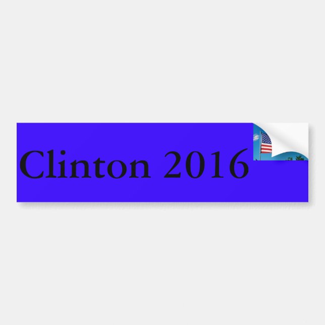 Hillary Clinton for president 2016 bumper sticker (Front)