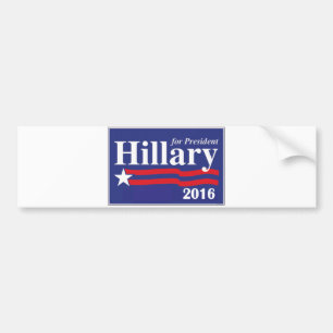 Hillary Clinton for President 2016 Bumper Sticker