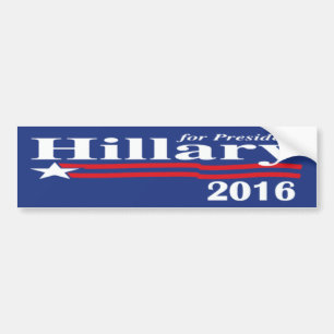 Hillary Clinton For President 2016 Bumper Sticker