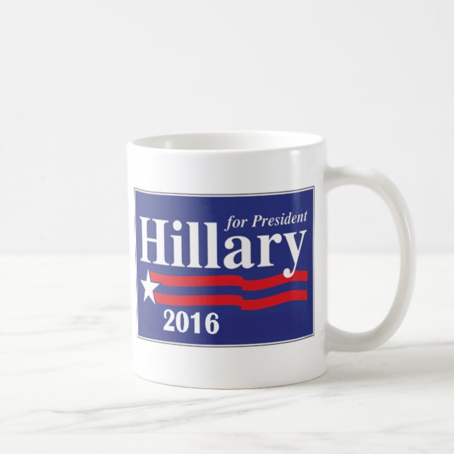 Hillary Clinton For President 2016 Coffee Mug (Right)