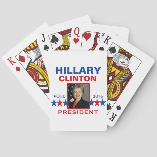 Hillary Clinton for President 2016 Playing Cards (Back)