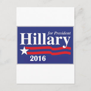Hillary Clinton for President 2016 Postcard