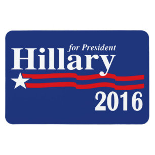 Hillary Clinton For President 2016 Premium Magnet