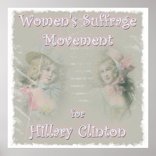 Hillary Clinton for President Poster (Front)