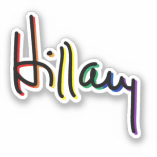 Hillary Clinton Gay Pride Sticker