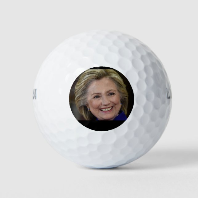 Hillary Clinton Golf Balls (Front)