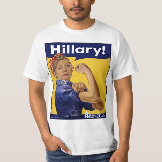 Hillary Clinton Hillary! T-Shirt (Front)
