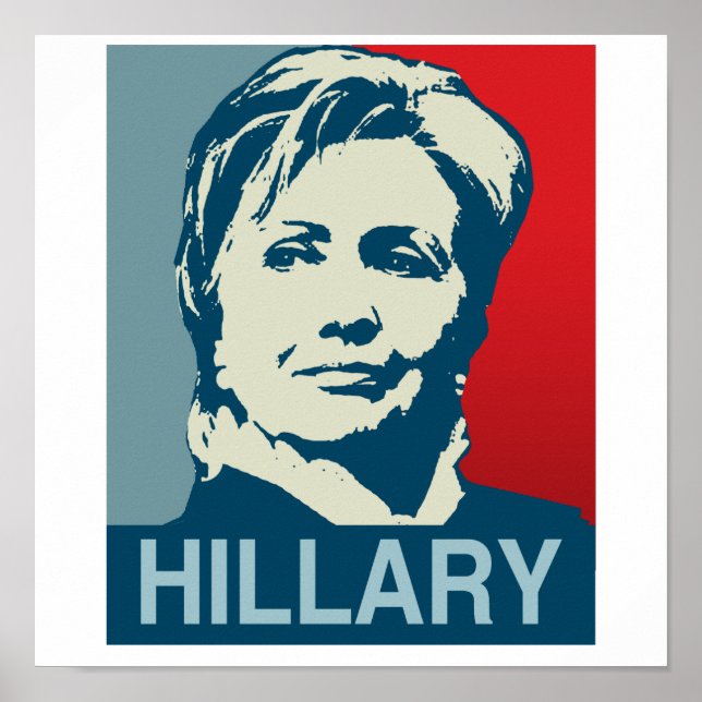 HILLARY CLINTON HOPE-.png Poster (Front)