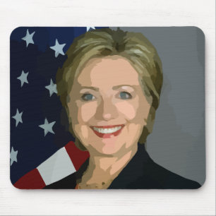 hillary clinton mouse mat