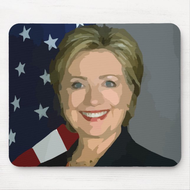 hillary clinton mouse mat (Front)