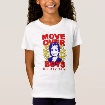 Hillary Clinton "Move Over Boys" Girl's Babydoll