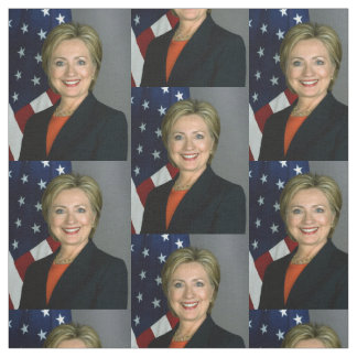 Hillary Clinton Official Portrait Fabric