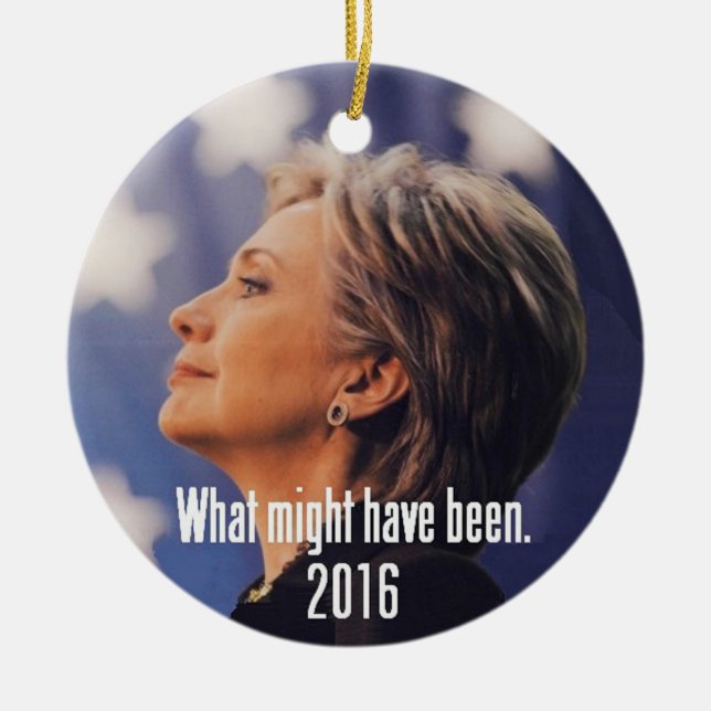 Hillary CLINTON Ornament (Front)
