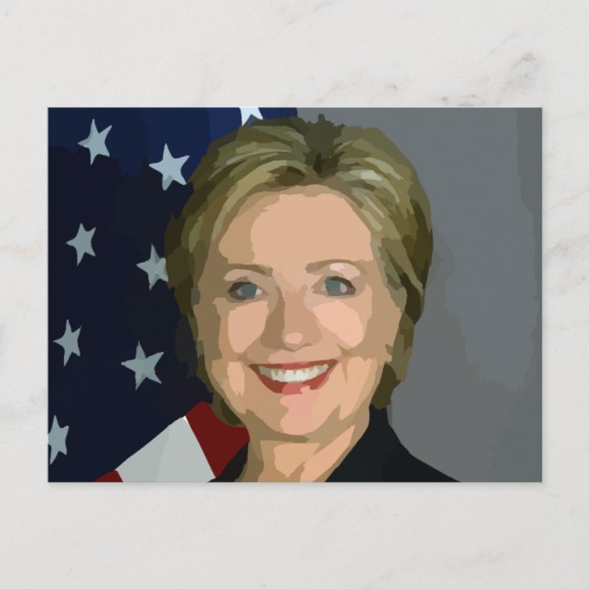 hillary clinton postcard (Front)