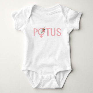Hillary Clinton POTUS Baby| Feminist Baby Bodysuit