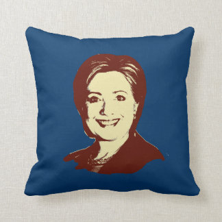 HILLARY CLINTON RED HEAD CUSHION