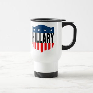 hillary clinton stars and stripes travel mug