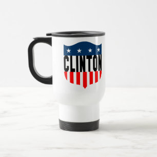 hillary clinton stars and stripes travel mug
