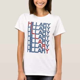 hillary clinton textStacks T-Shirt