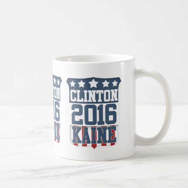 Hillary Clinton Tim Kaine 2016 Coffee Mug (Right)