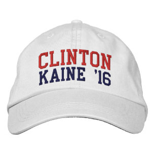 Hillary Clinton Tim Kaine 2016 Embroidered Hat