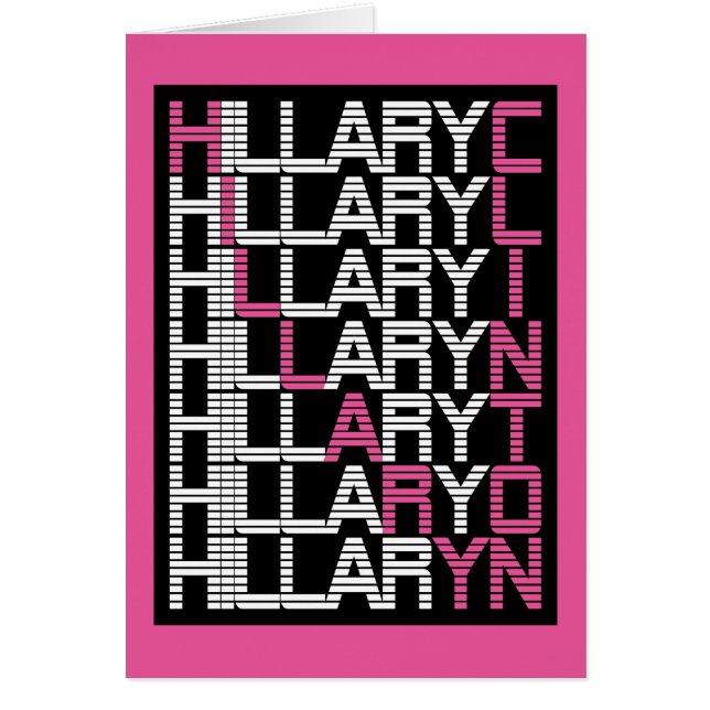 hillary clinton type stack (Front)