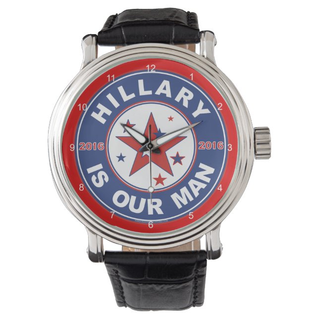 Hillary Clinton watch -wristwatch (Front)