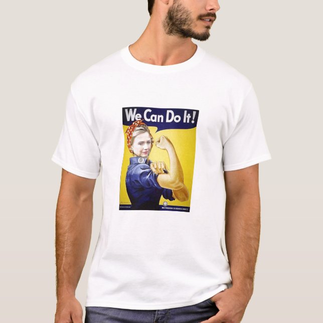 hillary clinton we can do it T-Shirt (Front)